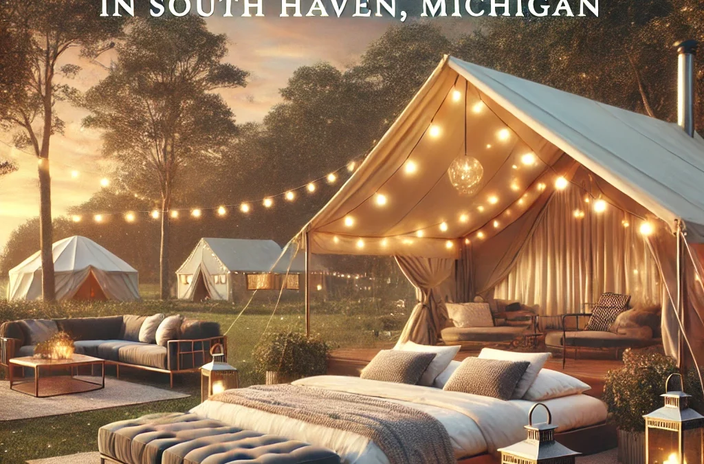 Glamping in South Haven, Michigan